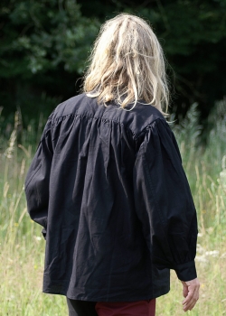 mittelalterhemd schwarz